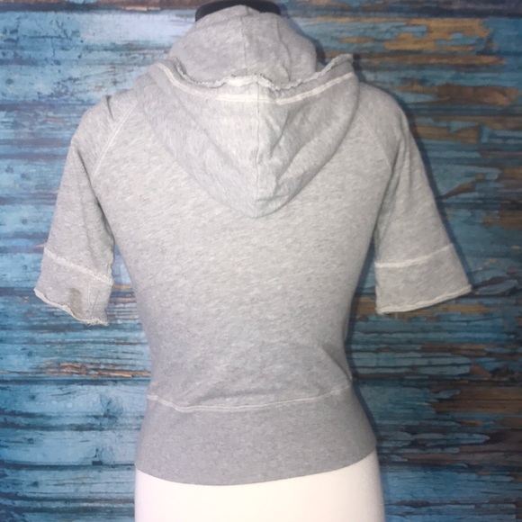 Hollister M Grey Sweater Zip Up 2216 - Picture 3 of 4